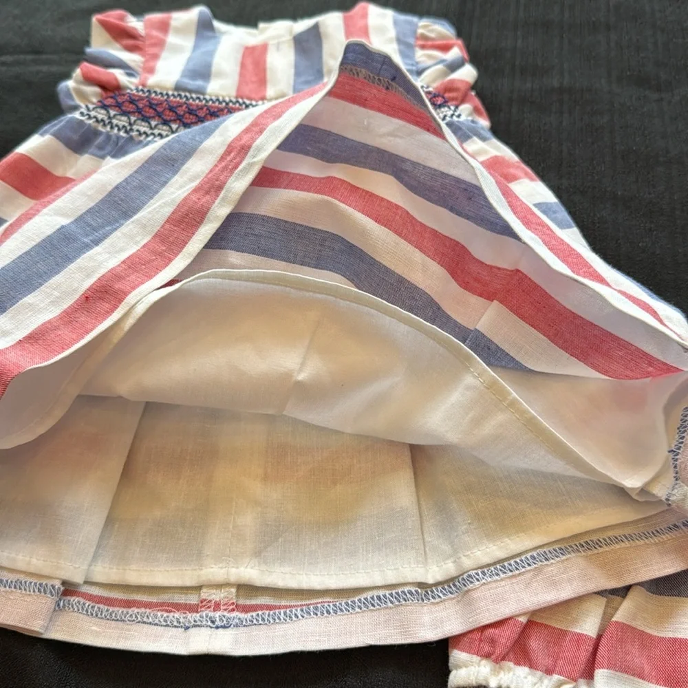 Mayoral 2-pc Striped‎ Kids Dress Set with Bloomers new 2-4 months